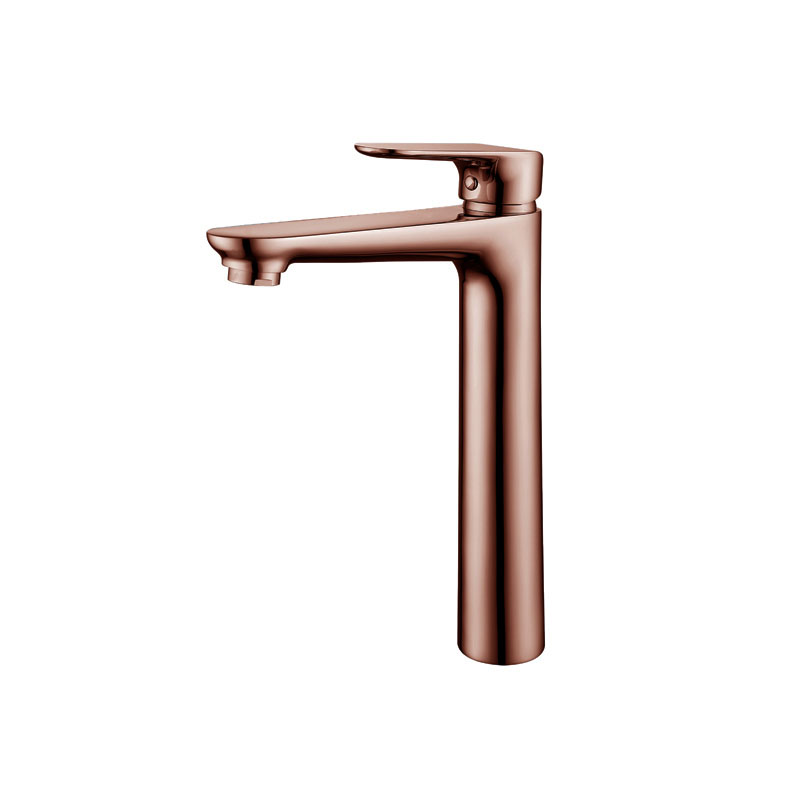 MATTE ROSE GOLD BASIN MIXER