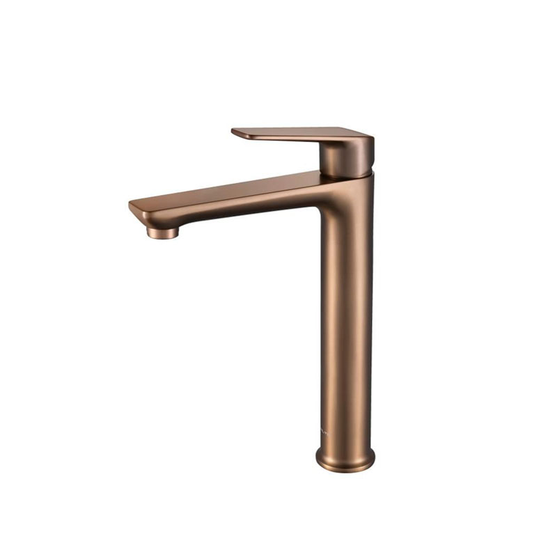 MATTE ROSE GOLD BASIN MIXER