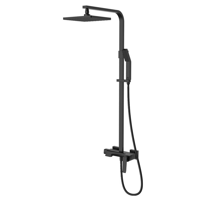 MATTE BLACK RAIN SHOWER MIXER