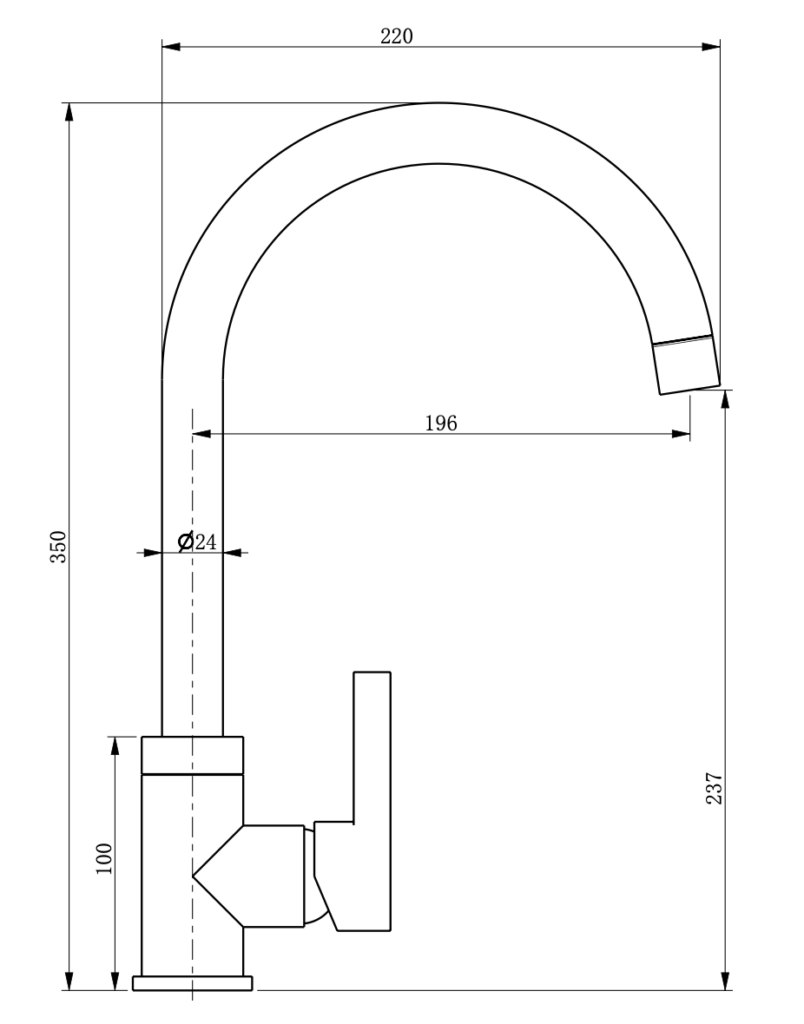 SINK MIXER 9085M AALTO