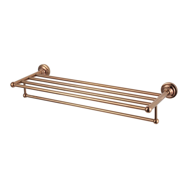 ROSE GOLD DOUBLE TOWEL RACK