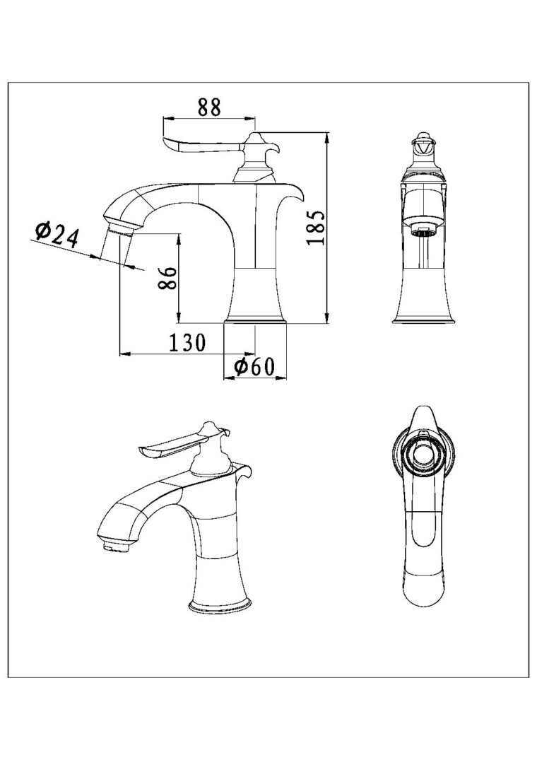 BASIN MIXER 1501C AALTO