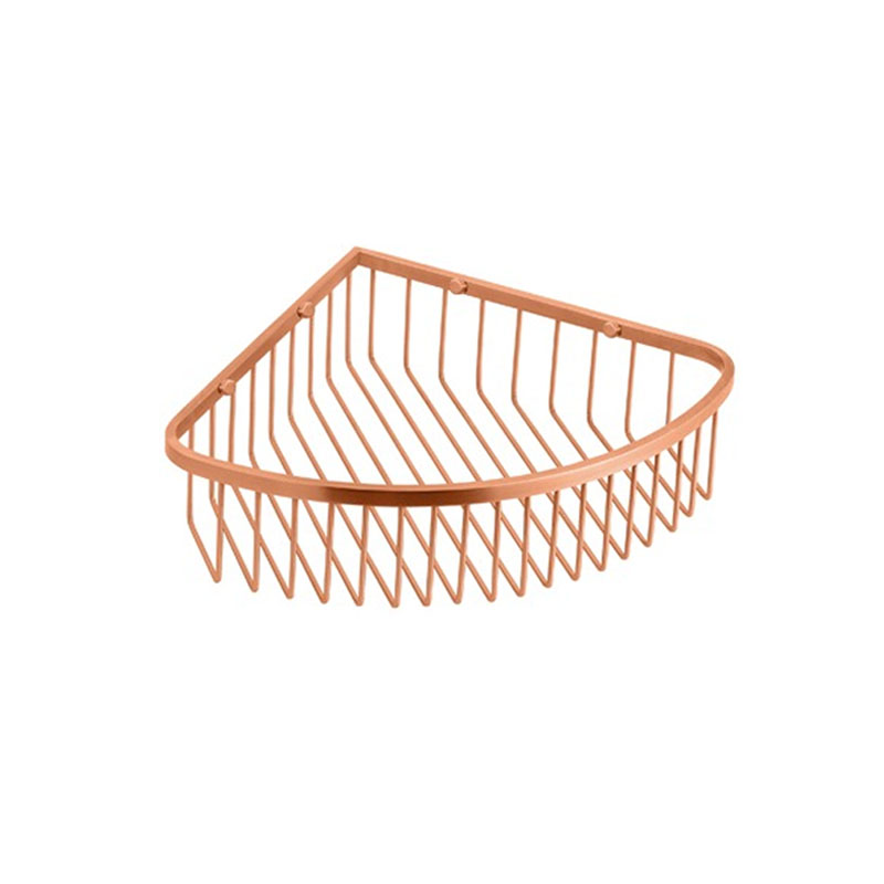 ROSE GOLD SINGLE CORNER BASKET