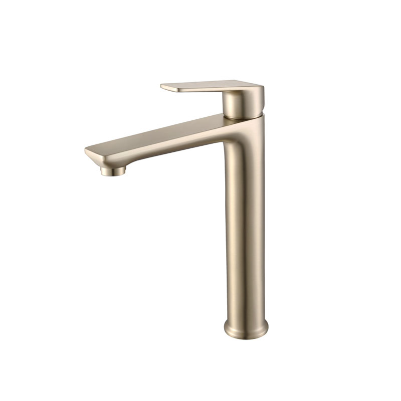 MATTE GOLD BASIN MIXER