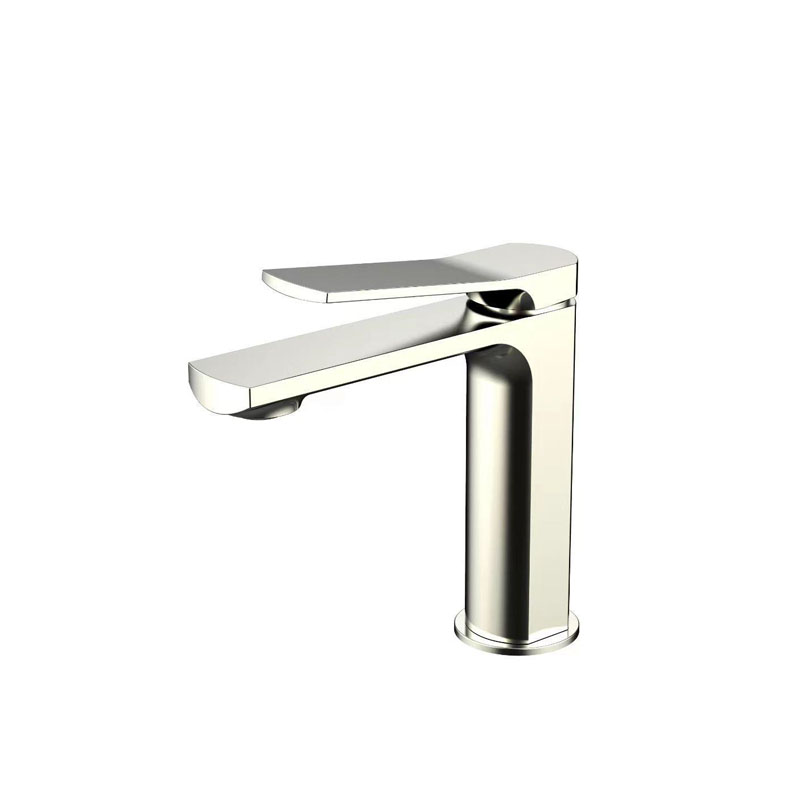 BRUSHED STEEL BASIN TAP