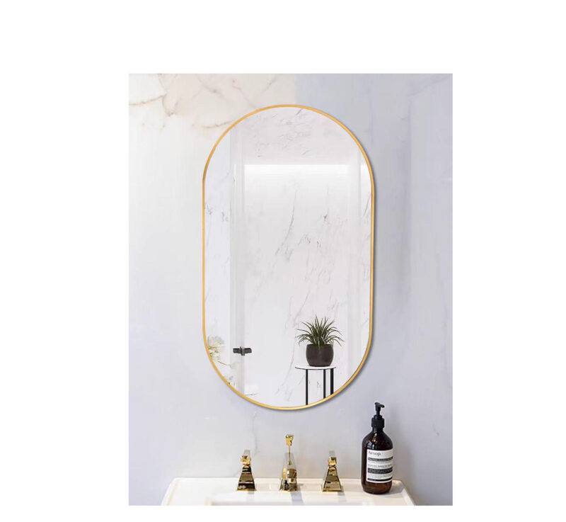 Oval Mirror with Frame Singapore