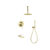 Rain shower ceiling & hand shower + spout