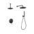 Rain shower wall & ceiling + hand shower
