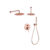 Rain shower wall & ceiling + hand shower