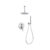 Rain shower ceiling & hand shower